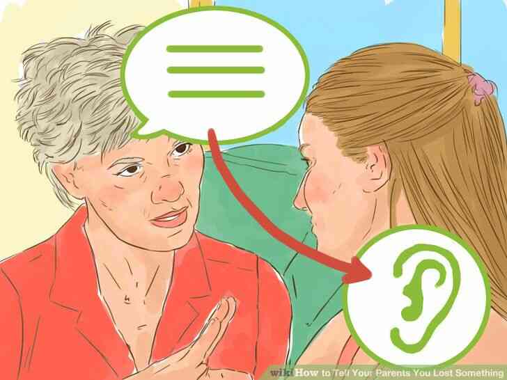 Image intitulée Dire à Vos Parents que Vous avez Perdu quelque Chose de l